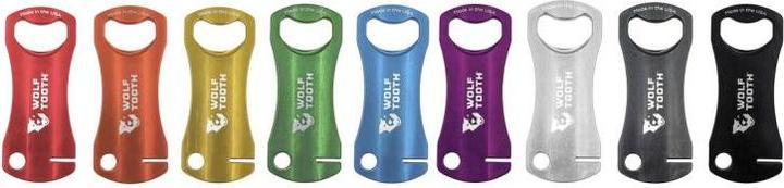 Actual product image Wolf Tooth Bottle Opener, gunmetal (Bottle opener)