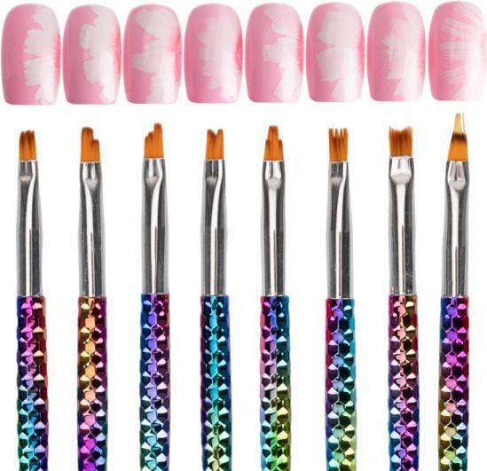 Nagellack24 Profi Gel Pinsel 8er Set