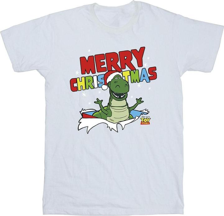 Disney Toy Story Rex Christmas Burst TShirt (XXL)