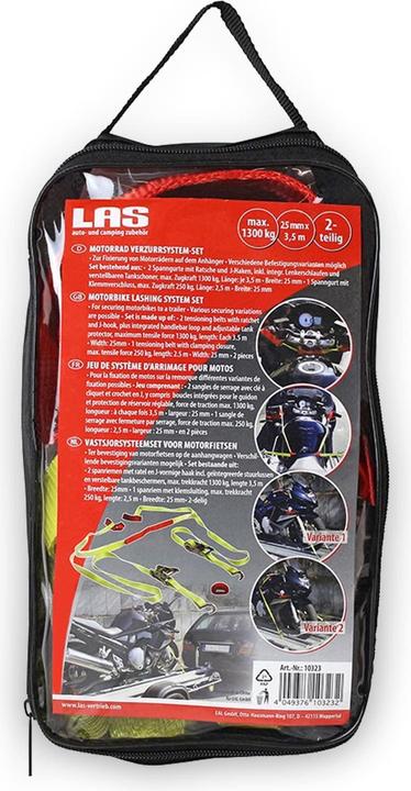 Actual product image LAS Motorcycle lashing set 4pcs