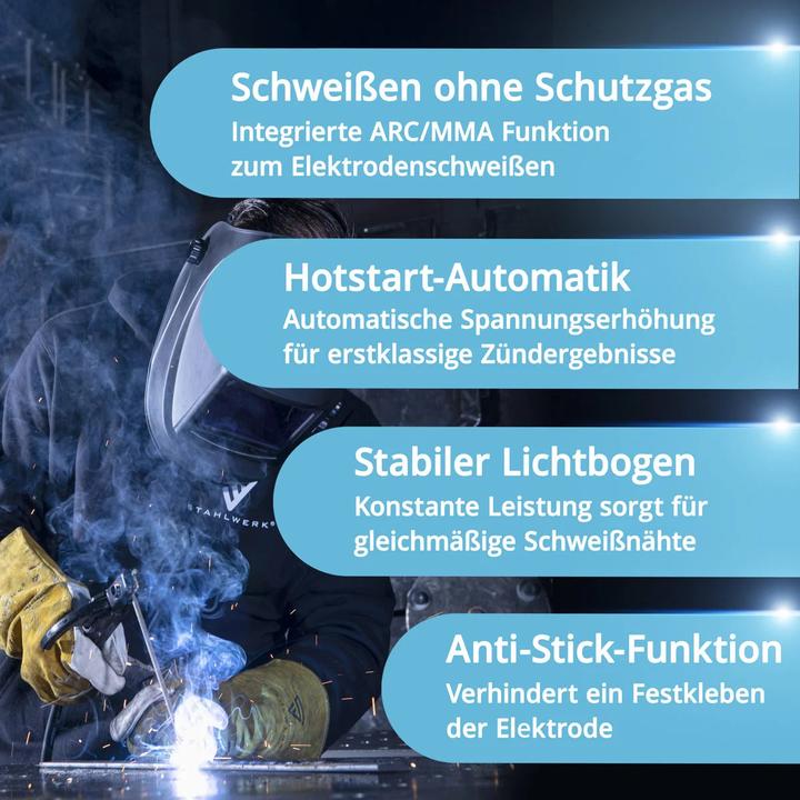 Produktbild Stahlwerk Kombi Schweissgerät AC/DC WIG 200 ST IGBT 200 Ampere