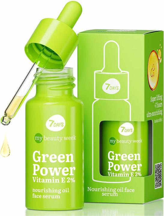 7Days Vitamin E Gesichtsserum Pflegendes Serum mit Avocadoöl und Peptiden Koreanische Hautpflege (20 ml)