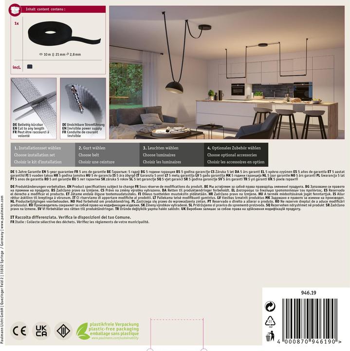 Produktbild Paulmann Gurt-System ULine Gurt