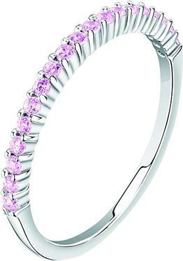 La Petite Story - Elegant silver ring with pink zircons Silver LPS03AWV220 - Circuit: 56 mm (56)