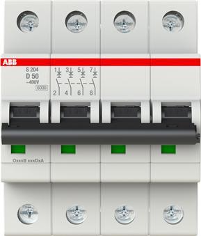 Produktbild ABB Leitungsschutzschalter UC D 50A 4p 400V 2CDS254001R0501