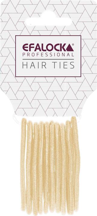 Efalock hair elastic blond 10pcs