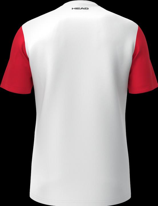 Actual product image Head Club 25 Tech T-Shirt Herren Rot/Weiss (XL)