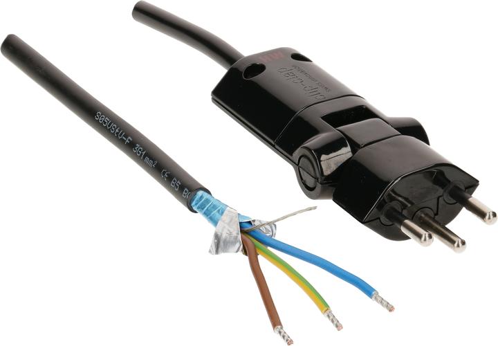 Image du produit Max Hauri Electrobiologie MHAG Câble d'alimentation 3G1.0 blindé type 12 (3 m)