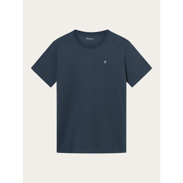 Immagine prodotto KnowledgeCotton Apparel Badge Tee Total Eclipse (XL)