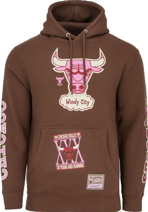 Image du produit Mitchell & Ness Fleece Hoody - BROWN SUGAR Chicago Bulls (L)