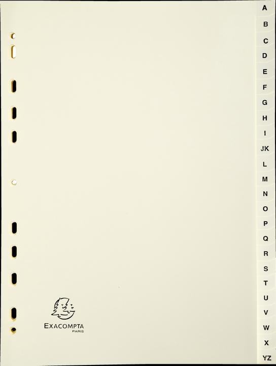 Image du produit Exacompta Répertoire en carton