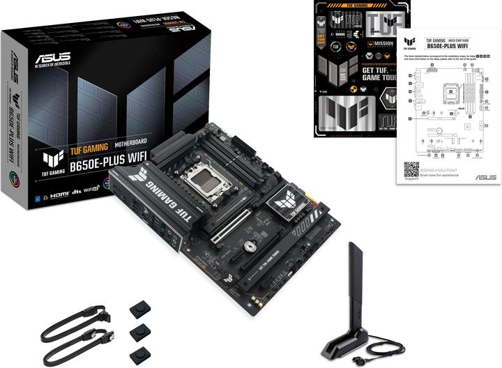 Produktbild ASUS TUF GAMING B650E-PLUS WIFI (AM5, AMD B650, ATX)