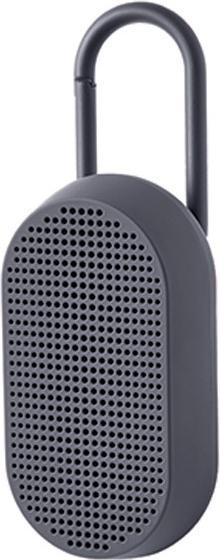 Actual product image Lexon Mino T Wodoodporny głośnik z podstawką i karabińczykiem szary/grey LA124G (1 pcs.)
