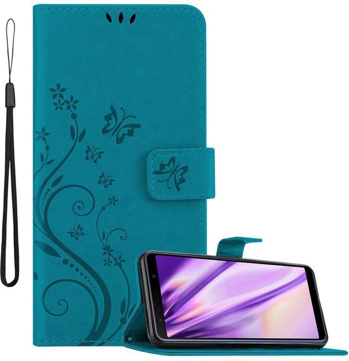 Image du produit Cadorabo Couverture du livre de fleurs (Samsung Galaxy A7 (2018))