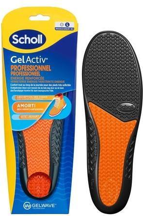 Actual product image Scholl GelActiv Professional Insoles for Men with Shock Absorption and Enhanced Cushioning GelWave T