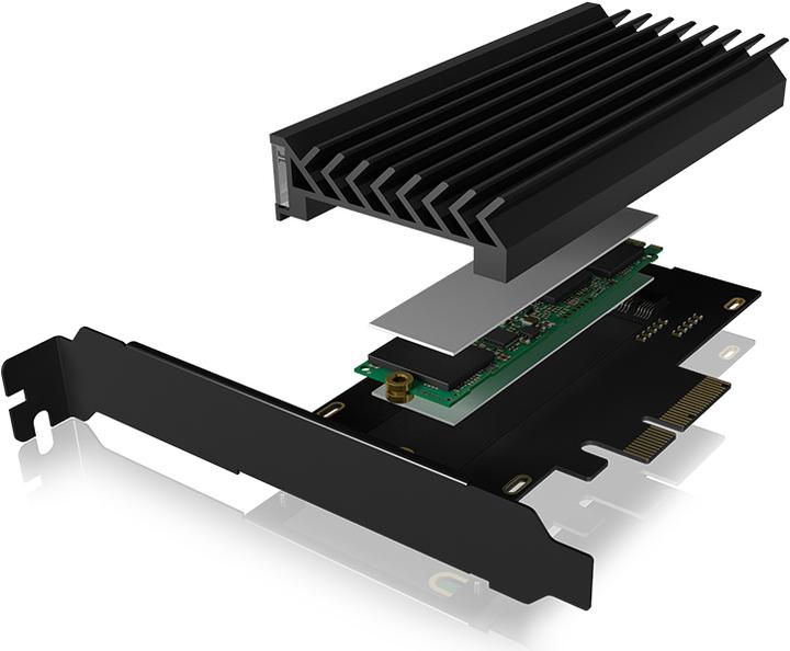 Produktbild Icy Box ARGB PCIe IcyBox Erweiterungskarte für eine M.2 NVMe SSD