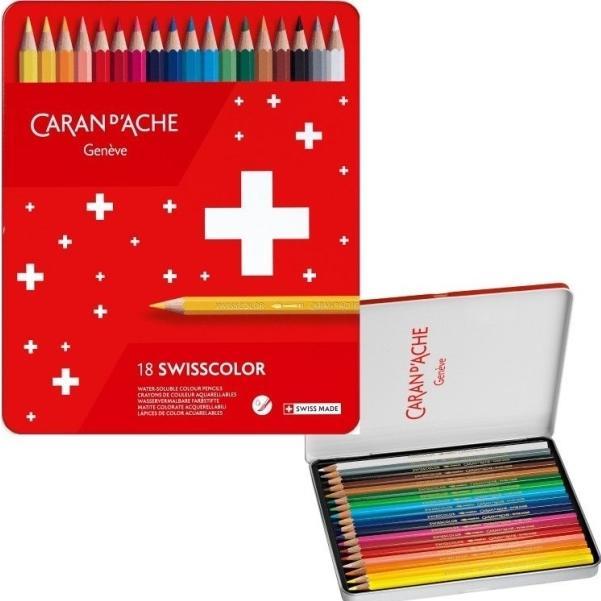 Produktbild Caran d'Ache Swisscolor Aquarelle (Mehrfarbig, 18 x)