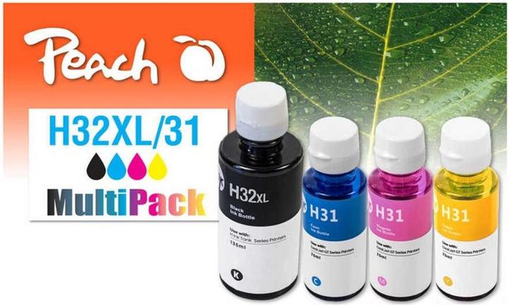 Produktbild Peach Tintenset CISS 32XL/31 Multipack (M, C, Y, BK)