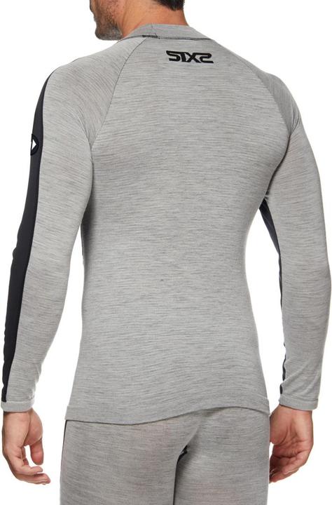 Produktbild Sixs Langarm Jersey TS4 MERINOS grau-schwarz L/XL (XL)
