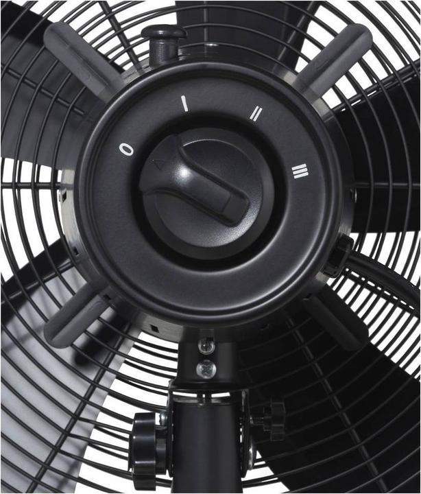 Produktbild Sygonix Standventilator 50 W (Ø x H) 445 mm x 1200 mm Schwarz (64 dB)