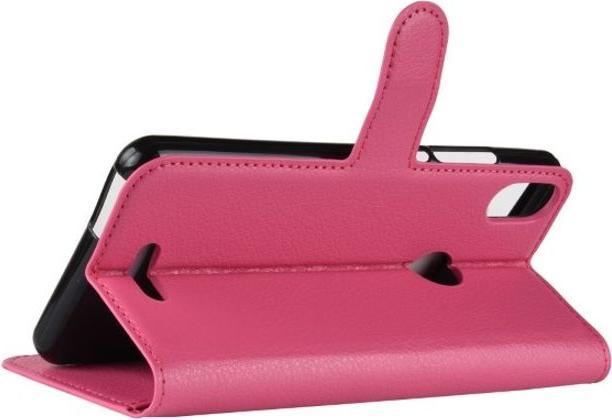 Actual product image MU Classic Litchi Leather Bookcover Series (Wiko View Max)