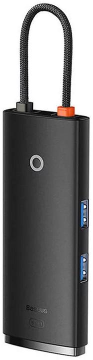 Actual product image Baseus Hub OS Lite 6-Port (Type-C to HDMI+USB3.0*2+PD+SD/TF) (black) (USB-C, 6 Ports)