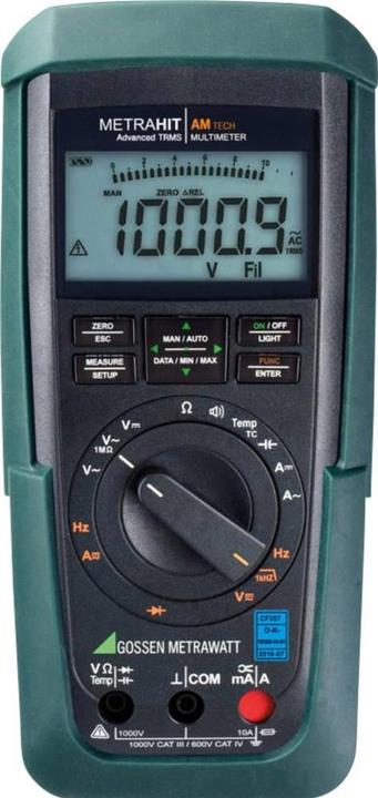 Gossen Mano Multimetro digitale Metraw digitale (CAT III 1000V, CAT IV 600V)