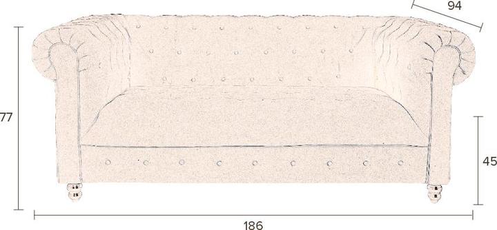 Image du produit Dutchbone Chester (Chesterfield, 2 places)