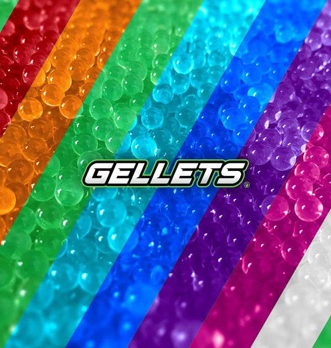 Actual product image Gel Blaster Gellets blue