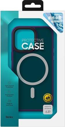 Actual product image Benks Magnetic Mist Protective Case - iPhone 14 Pro Max - Purple (Apple iPhone 14 Pro Max)