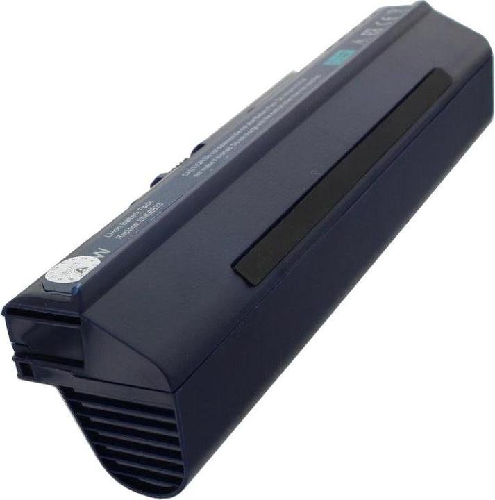 Actual product image Acer Akku Aspire One schwarz / dunkelblau (9 Cells, 6600 mAh)