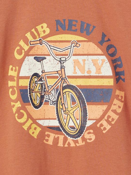 Immagine prodotto Vertbaudet Jungen Shirt mit BMX-Print und Recycling-Baumwolle (152)