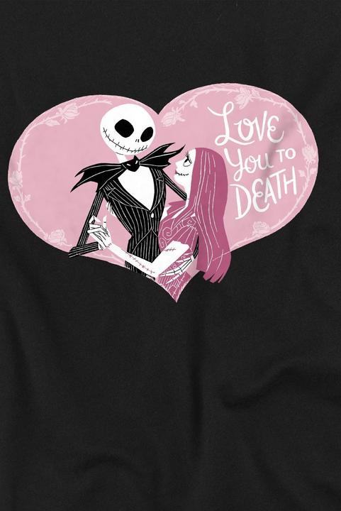Produktbild The Nightmare Before Christmas Love You To Death TShirt Valentinstag (152, 158)