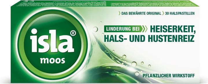 Isla Moos Pastillen Classic Stk (30 Stück)
