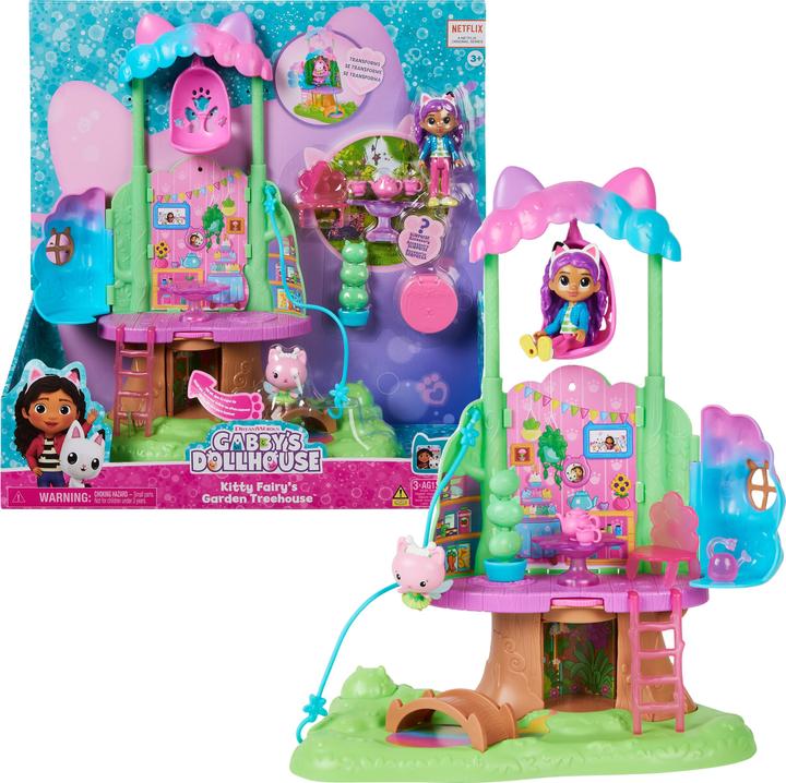 Gabby's Dollhouse Fairy's Garden Treehouse