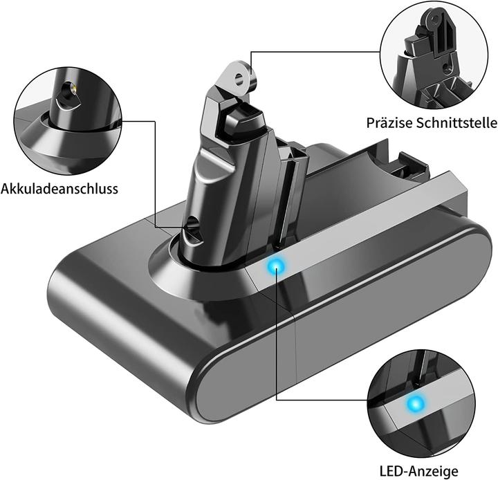Actual product image Aimax 4600mAh V6 Battery for Dyson