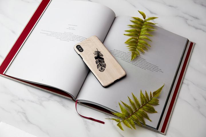 Produktbild Man&Wood SmartPhone case iPhone X/XS indian black (Apple iPhone XS, Apple iPhone X)