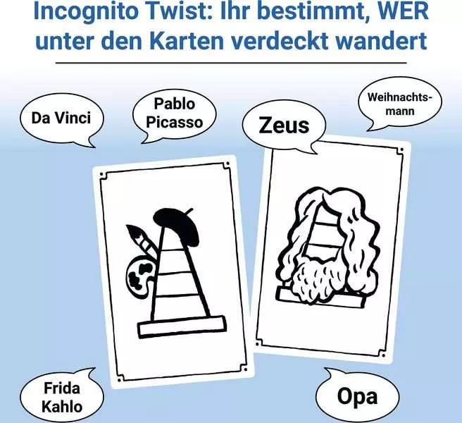 Actual product image Ravensburger 24685 That's not a hat - Incognito - Party game, card game for 3-8 people (German, Italian, Dutch, French)