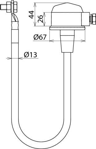 Actual product image Dehn Isolating spark gap for hazardous areas with 923061