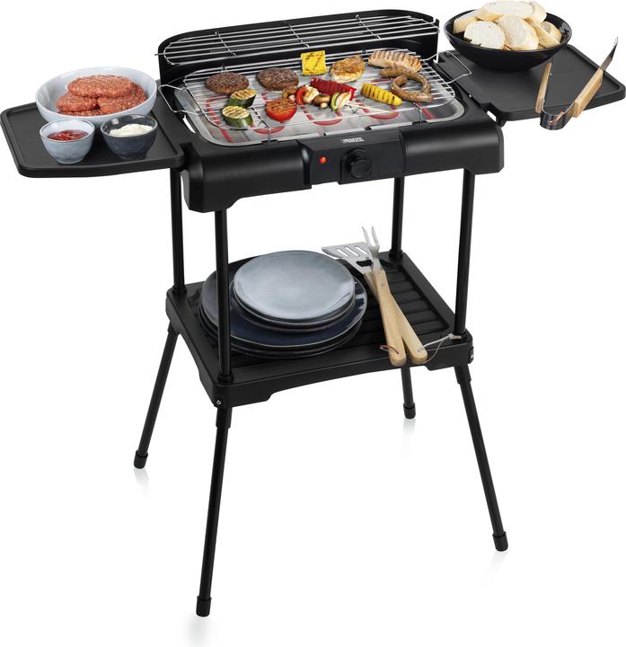 Productafbeelding Princess 112250 Elektrische BBQ met zijplanken Grill (2.20 kW)