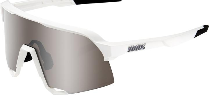 100% S3 Glasses Matte White (Mat white, Silver)