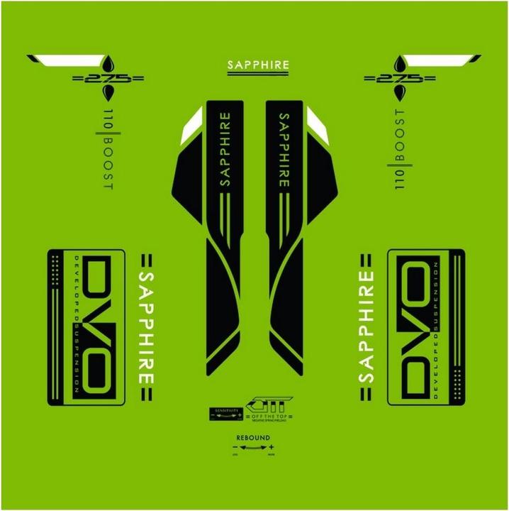 Produktbild DVO Decal Set, 29", Sapphire 32mm, green SALE