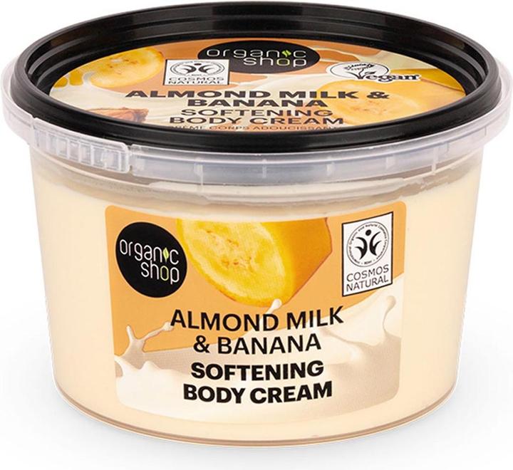 Organic Shop Mandelmilch & Banane Erweichende Körpercreme 250ml (Körpercreme, 250 ml)