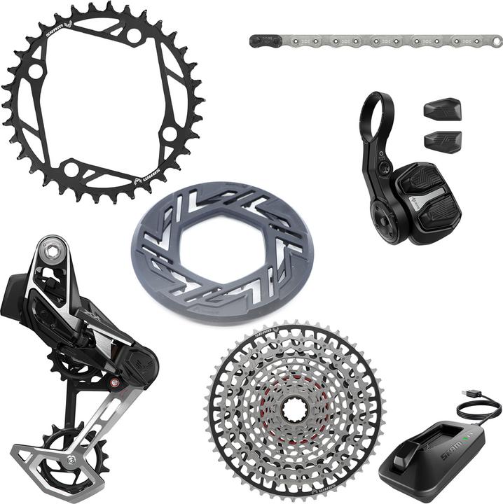Actual product image Sram XX Eagle T-Type E-MTB 104BCD Groupset