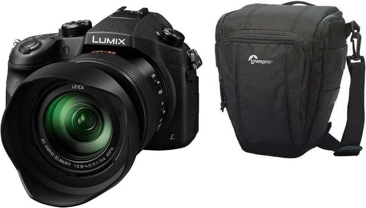 Produktbild Panasonic Lumix DMC-FZ1000 inkl. Lowepro Toploader 50 AW Tasche