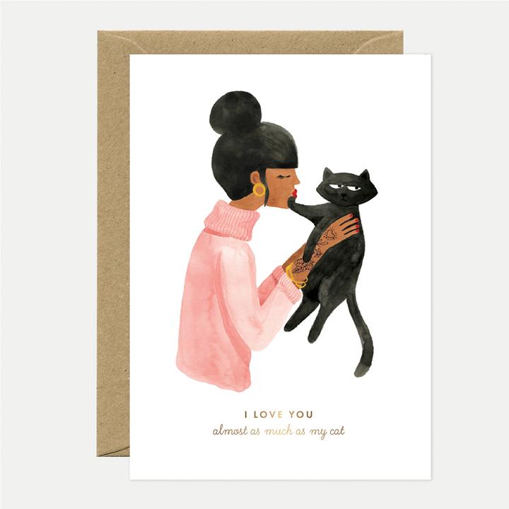Image du produit All the ways to say Carte de voeux - "I love you" chat