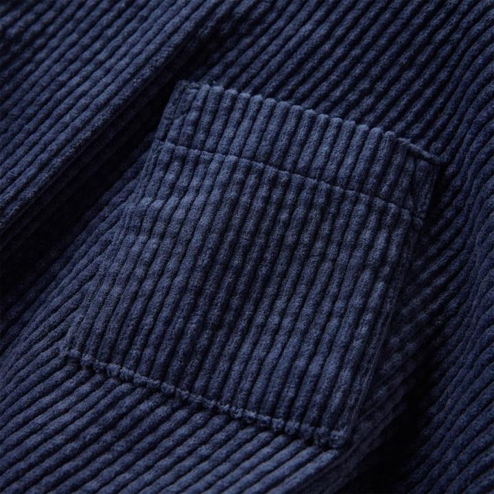 Immagine prodotto VidaXL Gonna per bambini con tasche in velluto a coste blu navy 104,Materiale: 100 (104)