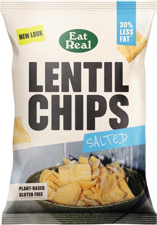 Actual product image Eat Real ER salted lentil crisps 95g (95 g)