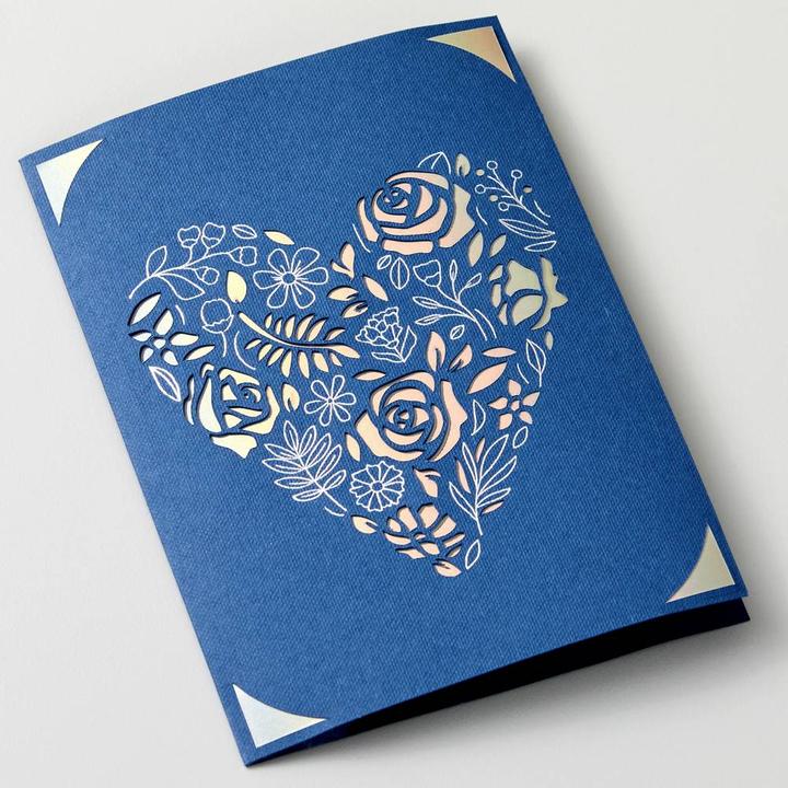 Actual product image Cricut Insert Cards FOIL Celebration S40 12,1cm x 12,1cm 14-pack (P)