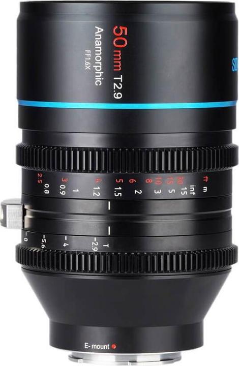 Actual product image Sirui Venus 50mm T2.9 1.6x full frame anamorphic lens Z mount (Nikon Z, full size)